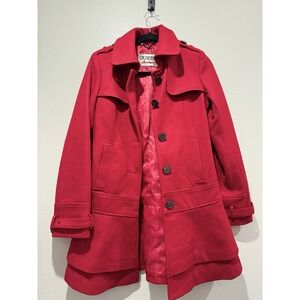 Women's Red Guess XS Wool Jacket